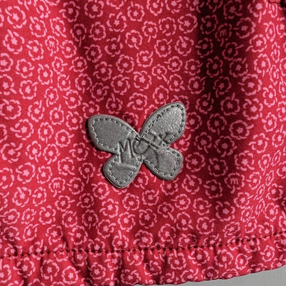 Mexx baby Girl lined pink rain jacket removable hood size 9-12 months - Picture 8 of 16